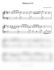 TiChi - Minuet In G by Bach & Toes Sheet Music