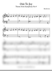 Ode 2 Joy - Beethoven (Easy)