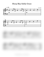 TiChi - 'Sheep May Safely Graze' Sheet Music