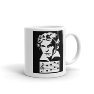 Mug - Beethoven d,e,a,f notes