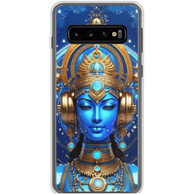 AI "Blue Lady" - Clear Case for Samsung®