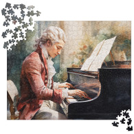 Mozart Piano Jigsaw puzzle