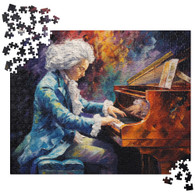 Mozart AI Oil Painting Jigsaw puzzle