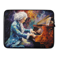 Mozart AI Oil Painting Laptop Sleeve