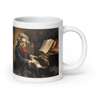 Beethoven 3 White glossy mug