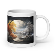 AI "SCENIC ZEN2" White glossy mug