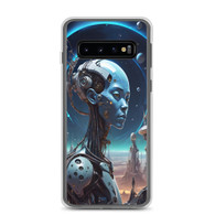 AI "Space Lady 2" Clear Case for Samsung®
