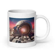 AI "Mind Maze" White glossy mug