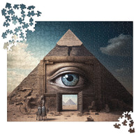 AI "Temple Eye" Jigsaw puzzle