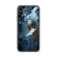 AI "Lady In Blue" Clear Case for iPhone®