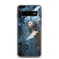 AI "Lady In Blue" Clear Case for Samsung®