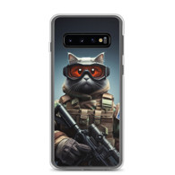 AI "Cop Cat" Clear Case for Samsung®