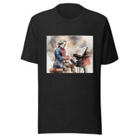 Mozart "Water Paint" Unisex t-shirt