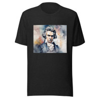 Beethoven "Water Paint" Unisex t-shirt