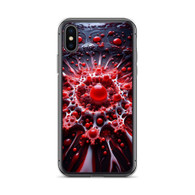 AI "Red Bubbles" Clear Case for iPhone®