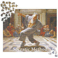 AI "Socratic Method" Jigsaw puzzle