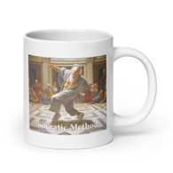 AI "Socratic Method" White glossy mug