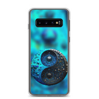 AI "Blue Yin Yang" Clear Case for Samsung®