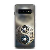 AI "White Yin Yang" Clear Case for Samsung®