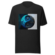 AI "Blue Blue Yin Yang" Unisex t-shirt