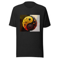 AI "Gold Brown Yin Yang" Unisex t-shirt