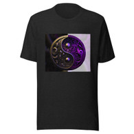 AI "Gold Purple Yin Yang" Unisex t-shirt
