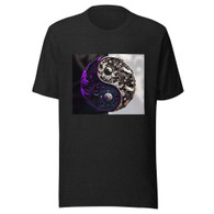 AI "Purple White Yin Yang" Unisex t-shirt