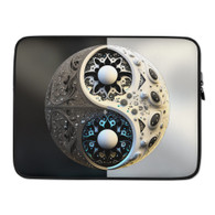 AI "Gray White Yin Yang" Laptop Sleeve