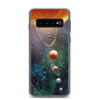 AI "Space Planets" Clear Case for Samsung®