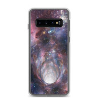 AI "Space Wormhole" Clear Case for Samsung®