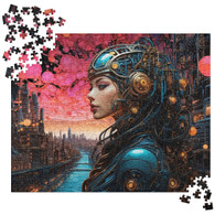 AI "Future Lady" Jigsaw puzzle