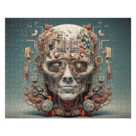 AI "Mech Head" Jigsaw puzzle