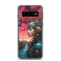 AI "Future Lady" Clear Case for Samsung®