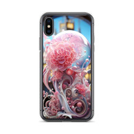 AI "Pink Flora" Clear Case for iPhone®