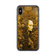 AI "Golden Lady" Clear Case for iPhone®