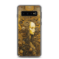 AI "Golden Lady" Clear Case for Samsung®