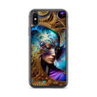 AI "Lady Colorful" Clear Case for iPhone®