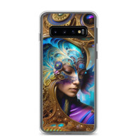 AI "Lady Colorful" Clear Case for Samsung®