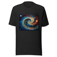 AI "Cosmic Spiral" Unisex t-shirt