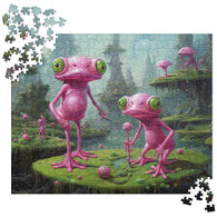 AI "Warped Toads" Jigsaw puzzle