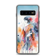 AI "Water Paint Geisha"  Clear Case for Samsung®