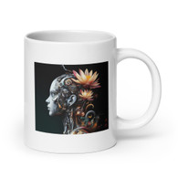 AI "Symbiosis" White glossy mug