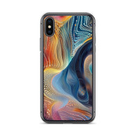 AI "Abstract Flow" Clear Case for iPhone®