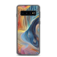 AI "Abstract Flow" Clear Case for Samsung®