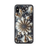 AI "Fractal Snow" Clear Case for iPhone®