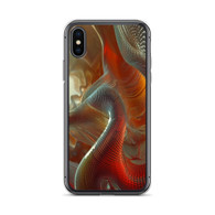 AI "Orange Fabric" Clear Case for iPhone®