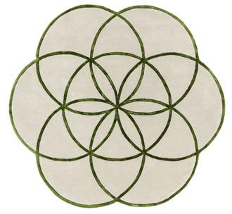 Lotus Green 200 x 200 cm