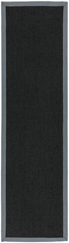 Sisal Black grey Runner