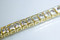 Close Up of 14KT Vermeil Tennis Bracelet