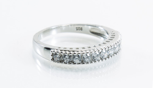 Channel-Set Cubic Zirconia Stones